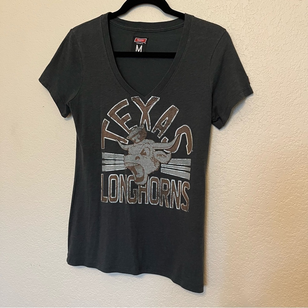 Tailgate Clothing Co University of Texas Longhorns Graphic V-Neck T-shirt Medium - Picture 4 of 9